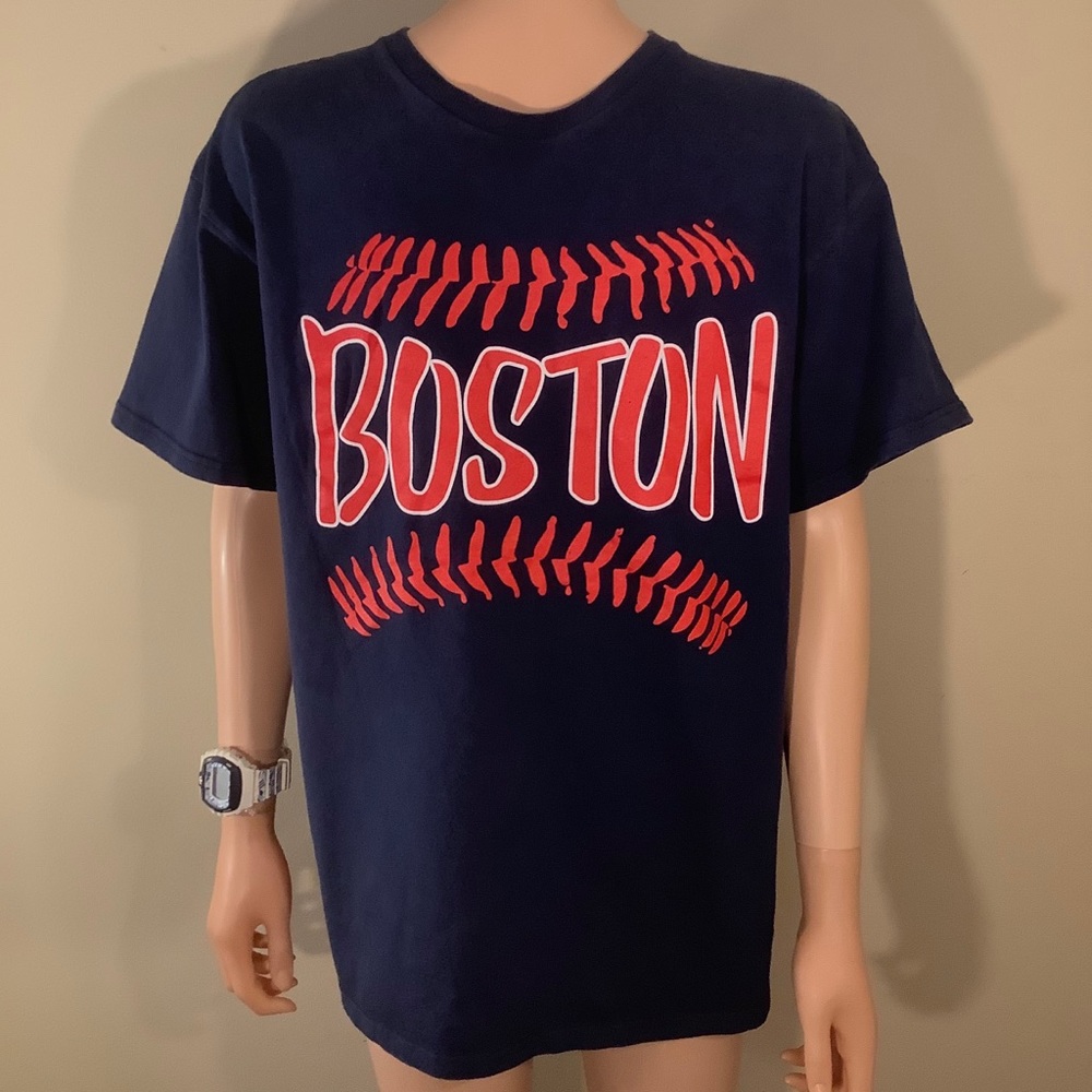 Boston Logo Script Tee